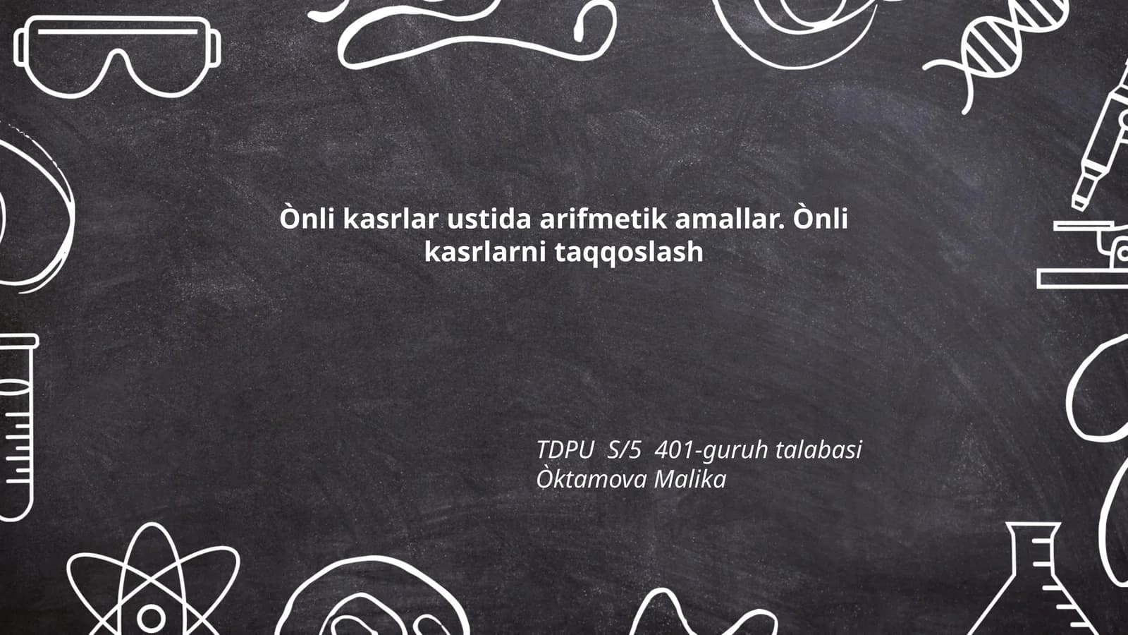Ònli kasrlar ustida arifmetik amallar