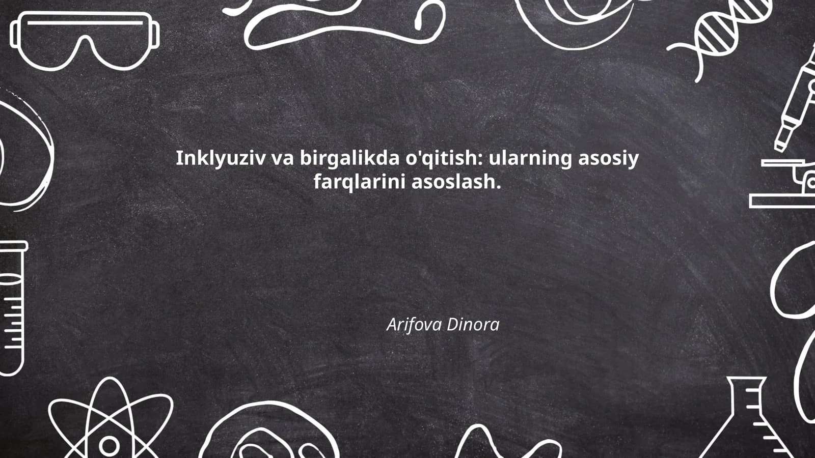 Inklyuziv va birgalikda o'qitish: ularning asosiy farqlarini asoslash