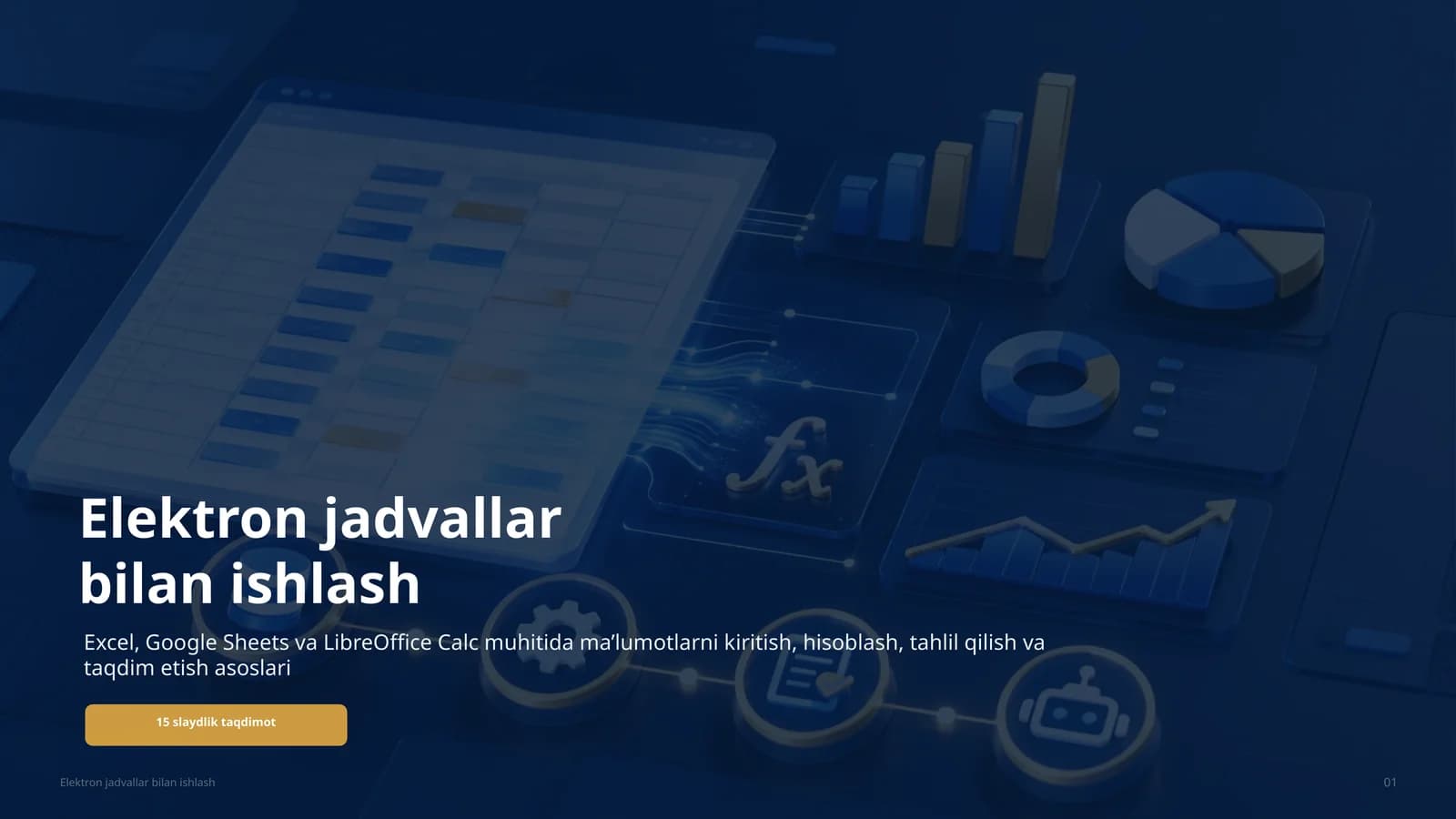 Elektron jadvallar bilan ishlash