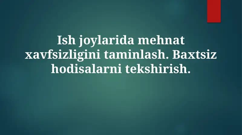 Xavfsizlik siyosati va xavf-xatarlarni boshqarish