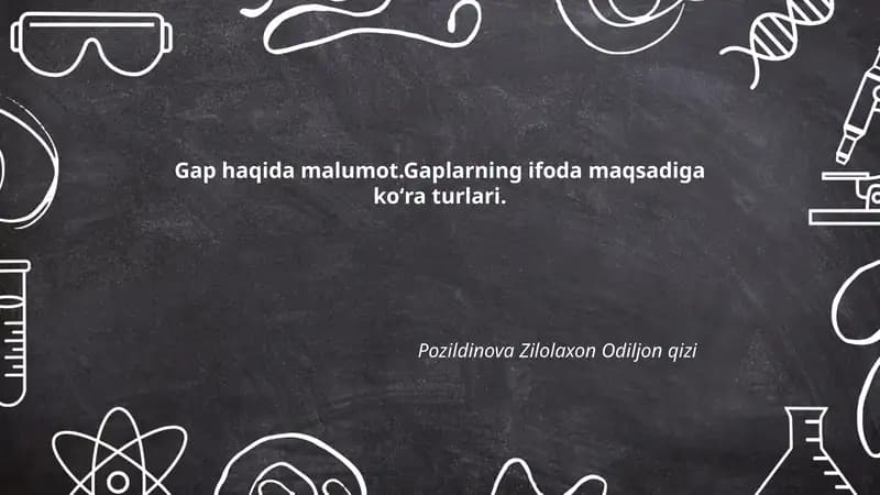 Gaplar, Xabarlar