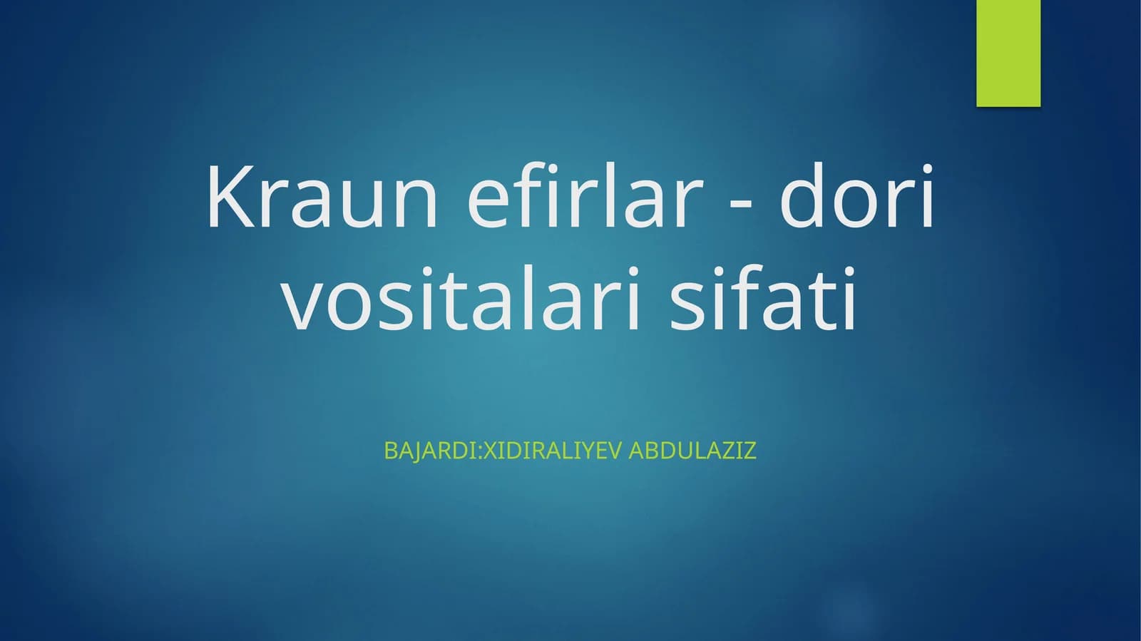 kraun efirlari