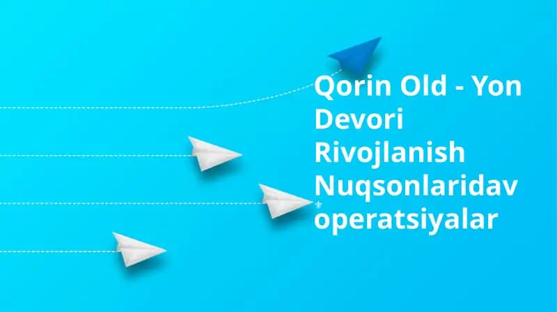 Qorin Old - Yon Devori Rivojlanish Nuqsonlaridavoperatsiyalar