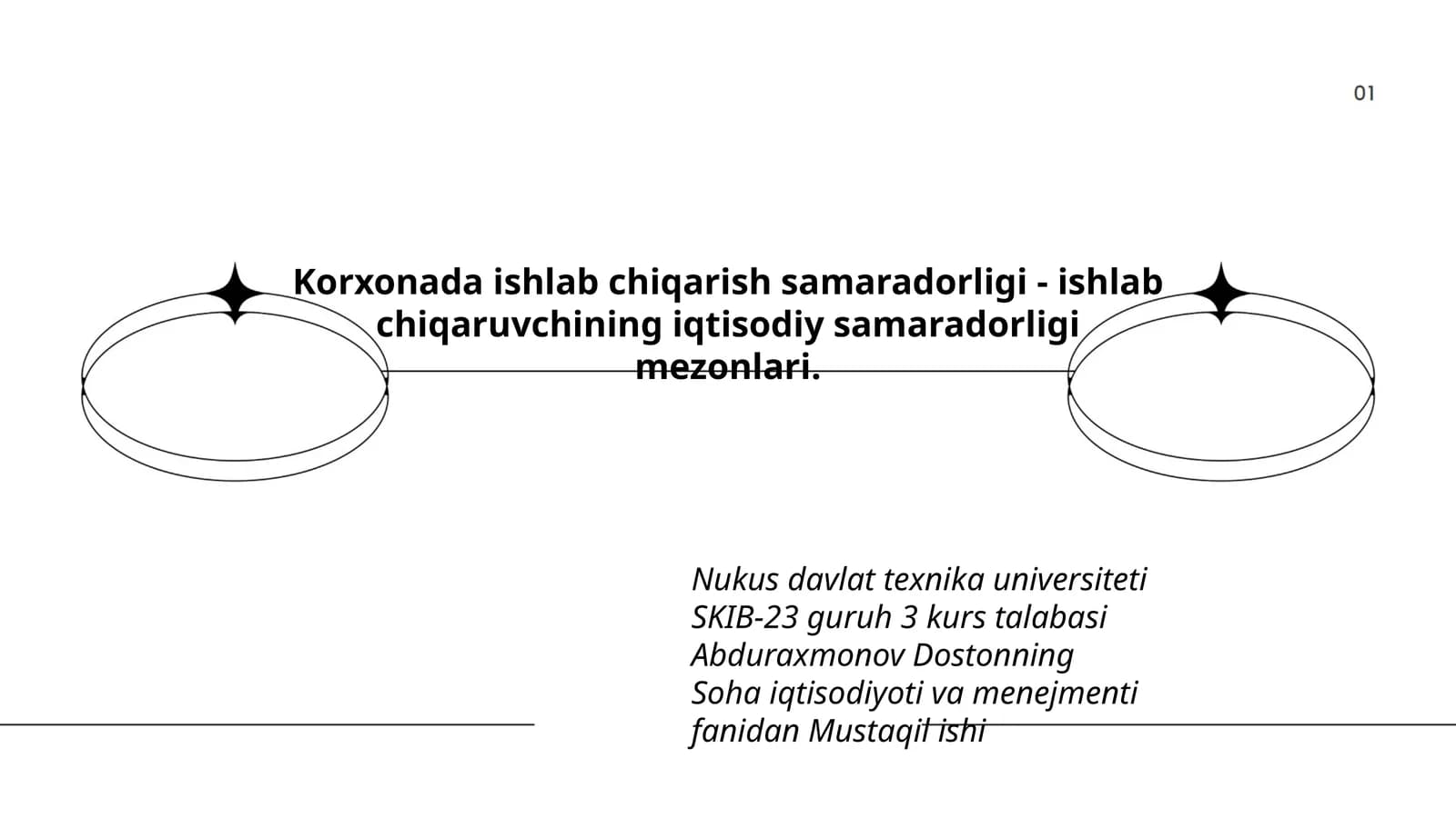 Ishlab chiqarish samaradorligi
