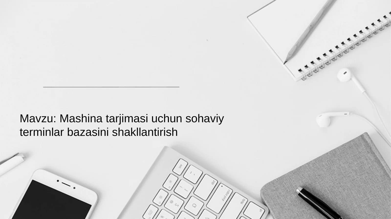 Mashina tarjimasi uchun sohaviy terminlar bazasini shakllantirish