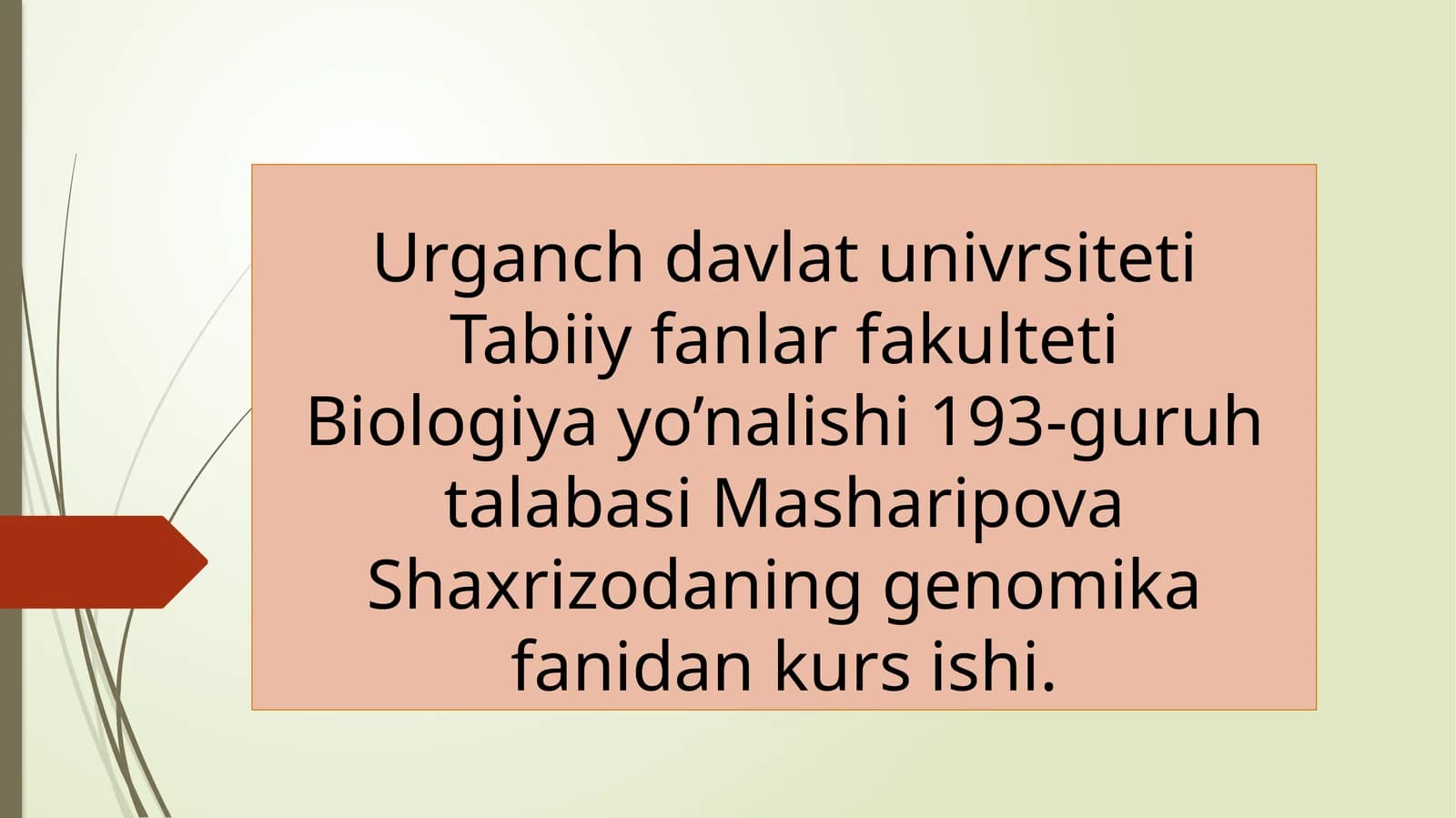 Genomning RNK darajasi