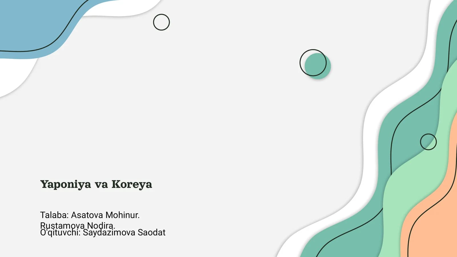 Yaponiya va Koreya
