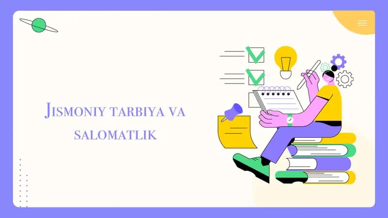 Jismoniy tarbiya va salomatlik
