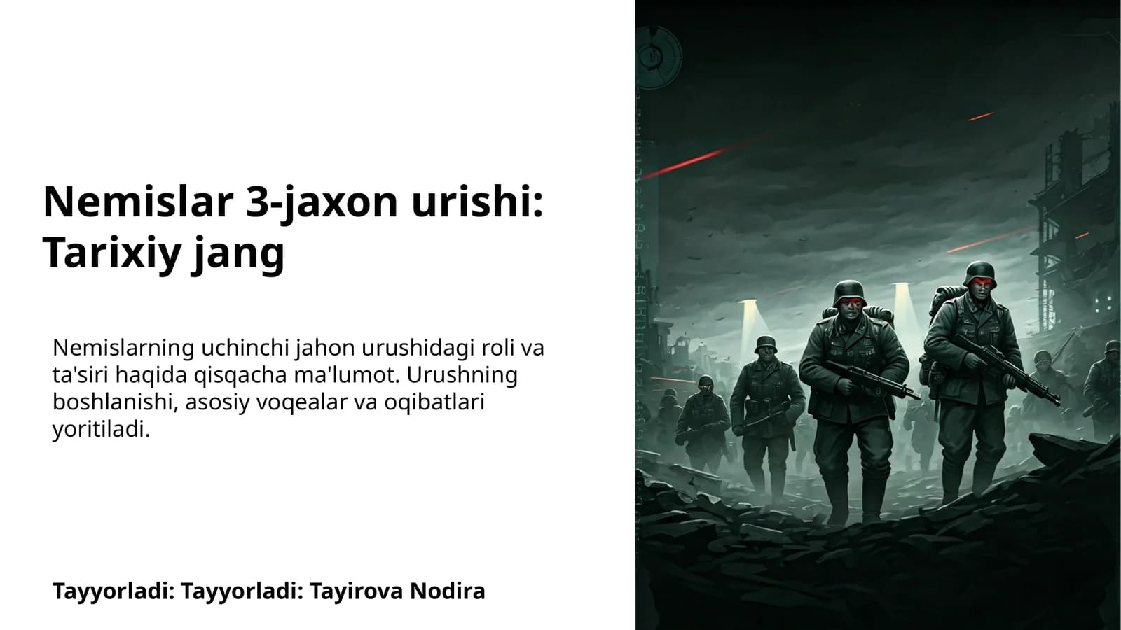 Nemislar 3-jaxon urishi: Tarixiy jang