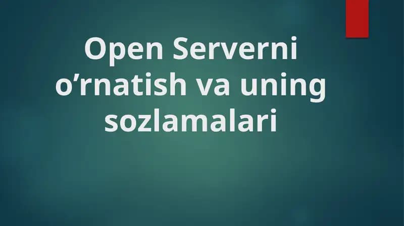 OpenServer Panel