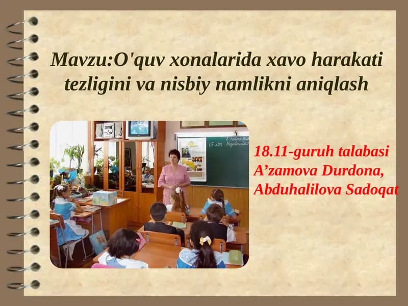O'quv muassasalari bino sinirlarini rejalashtirish