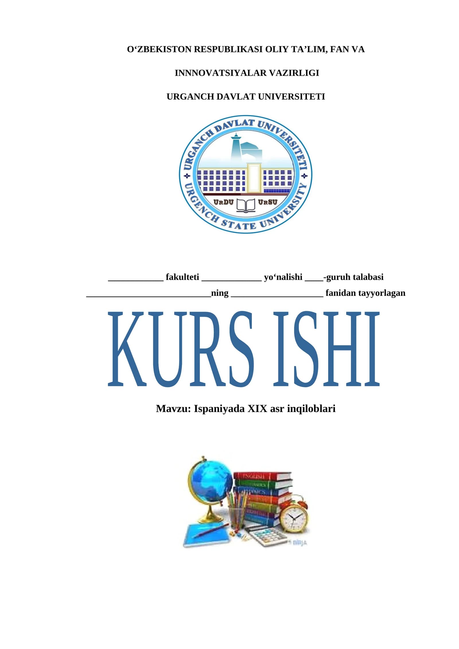 Ispaniyada XIX asr inqiloblari