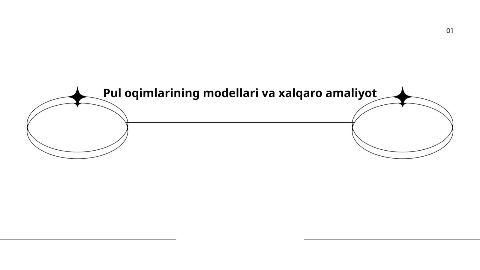 Pul oqimlarining modellari va xalqaro amaliyot