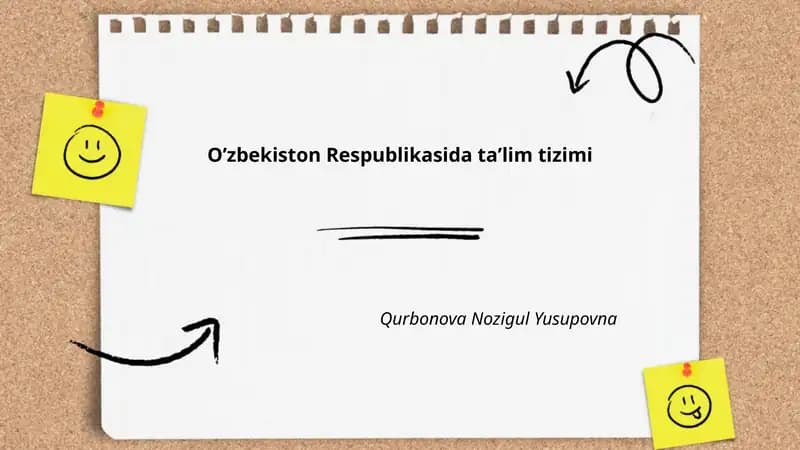 Oʼzbekiston Respublikasida taʼlim tizimi