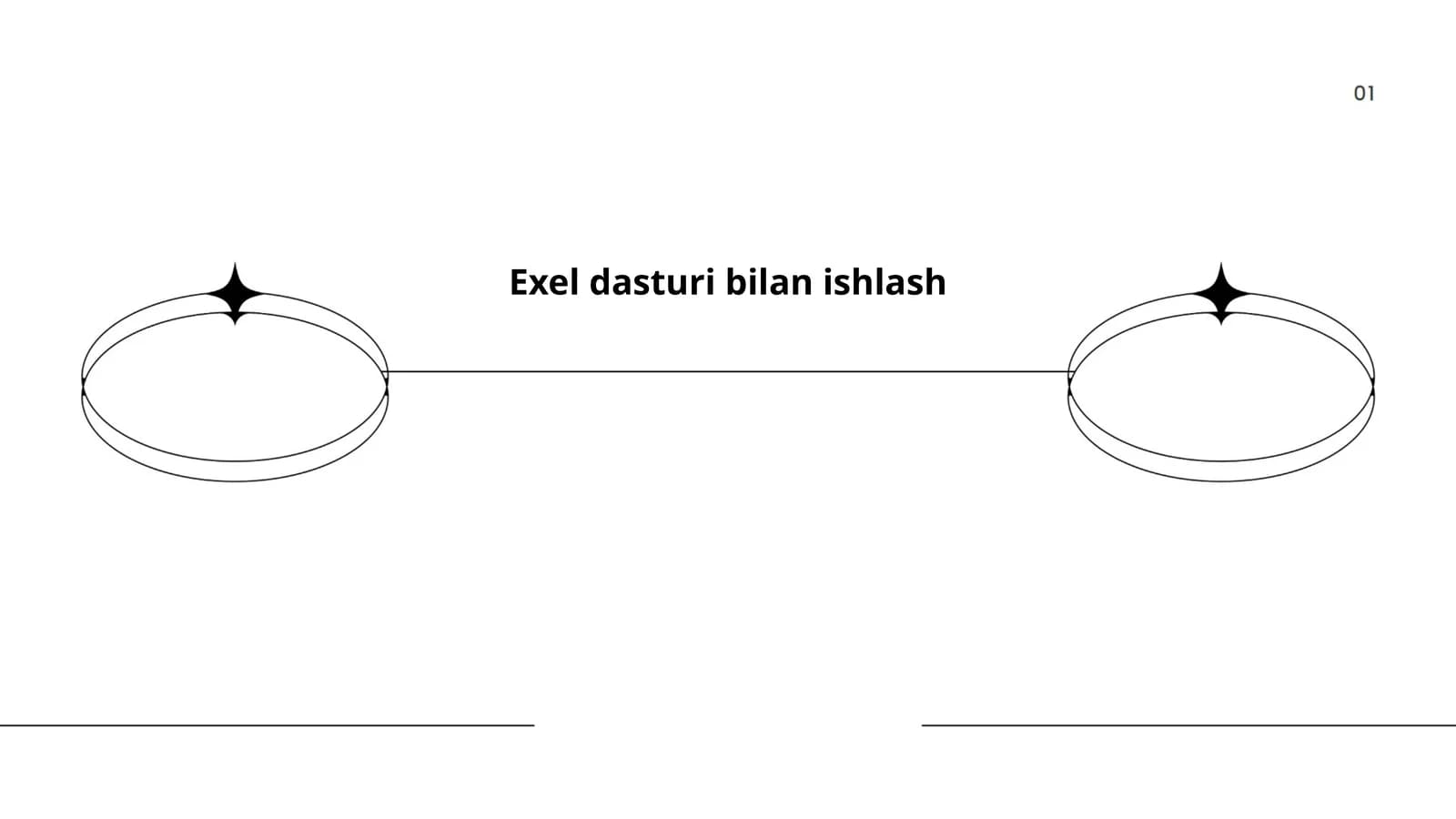 Excelda jadval yaratish