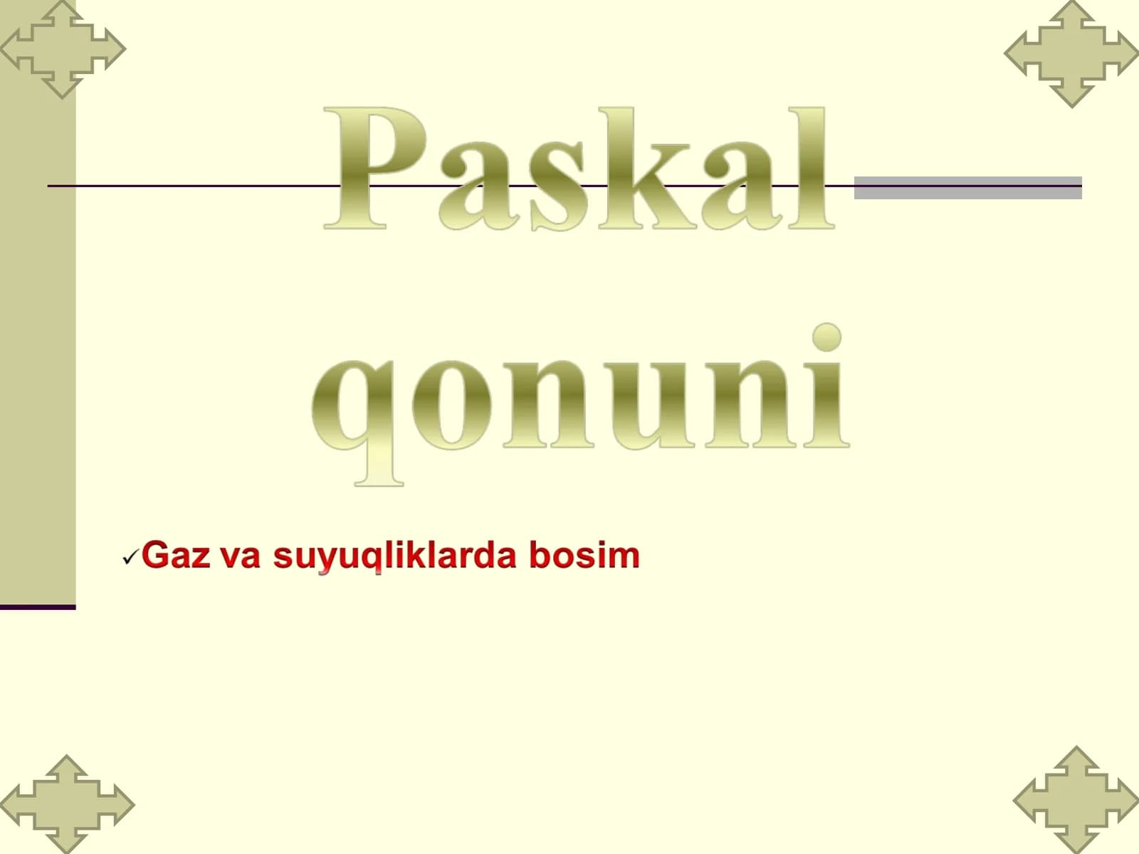 Mavzu yuzasidan tajriba