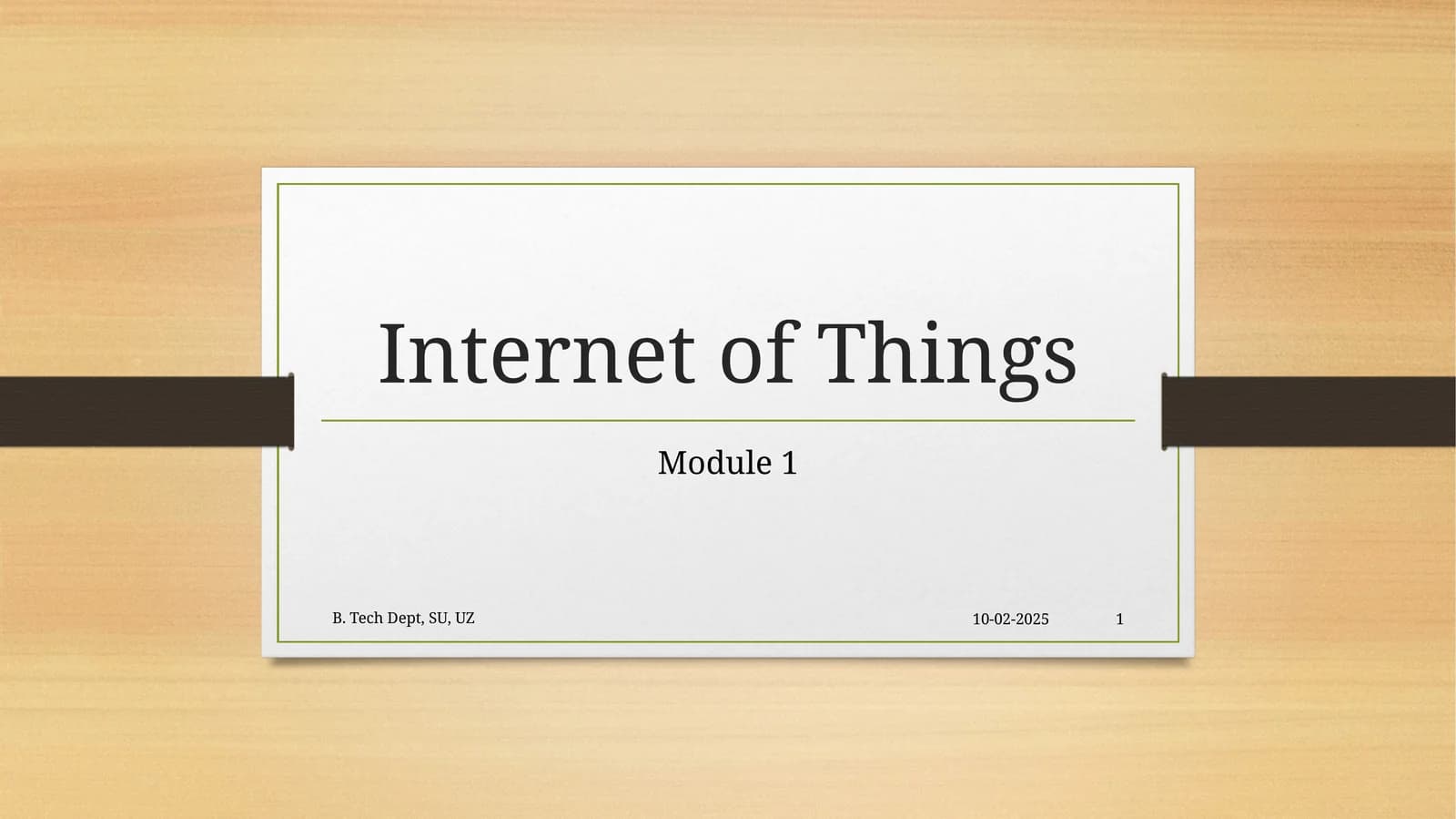 Internet of Things