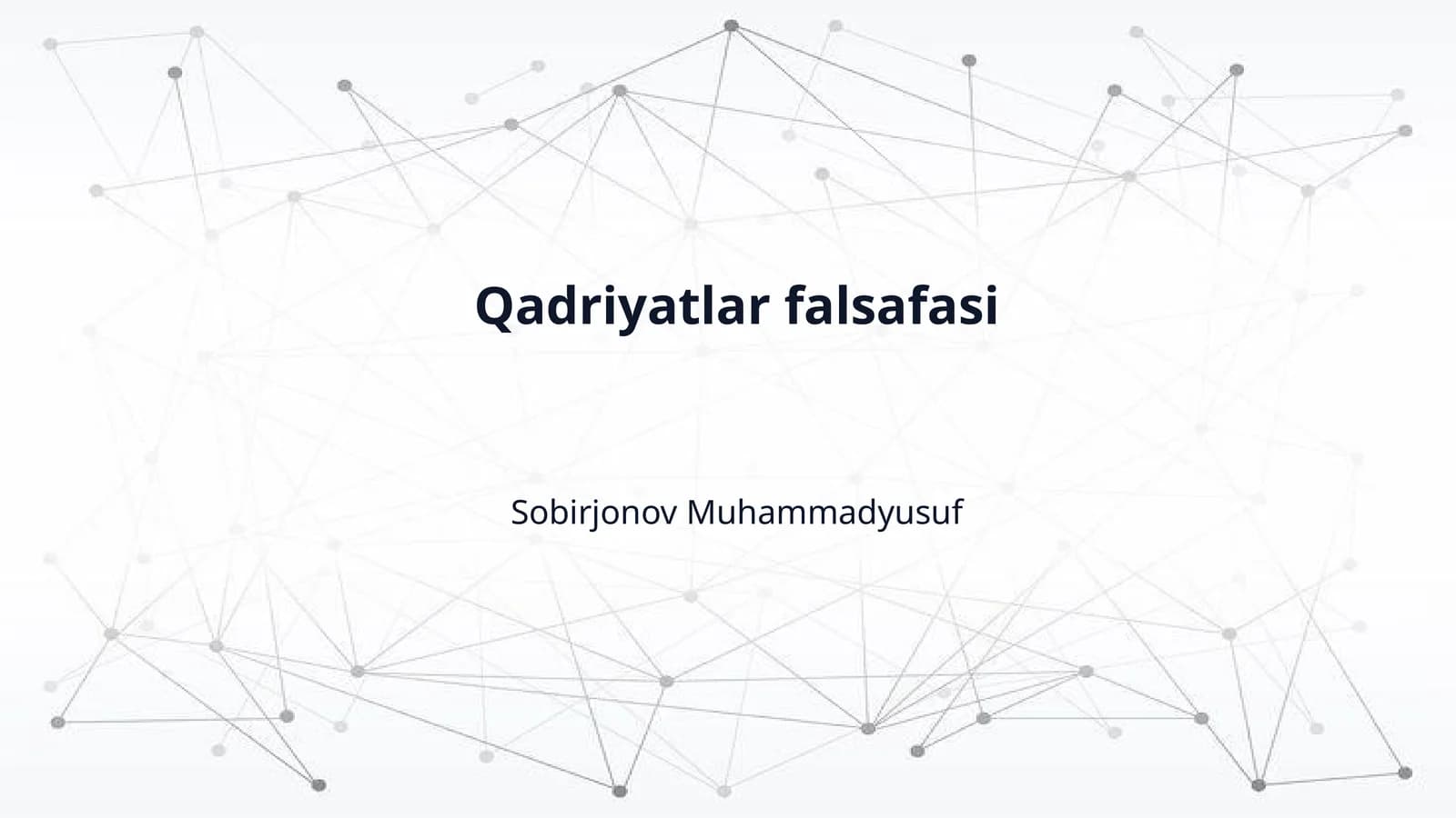 Qadriyatlar falsafasi