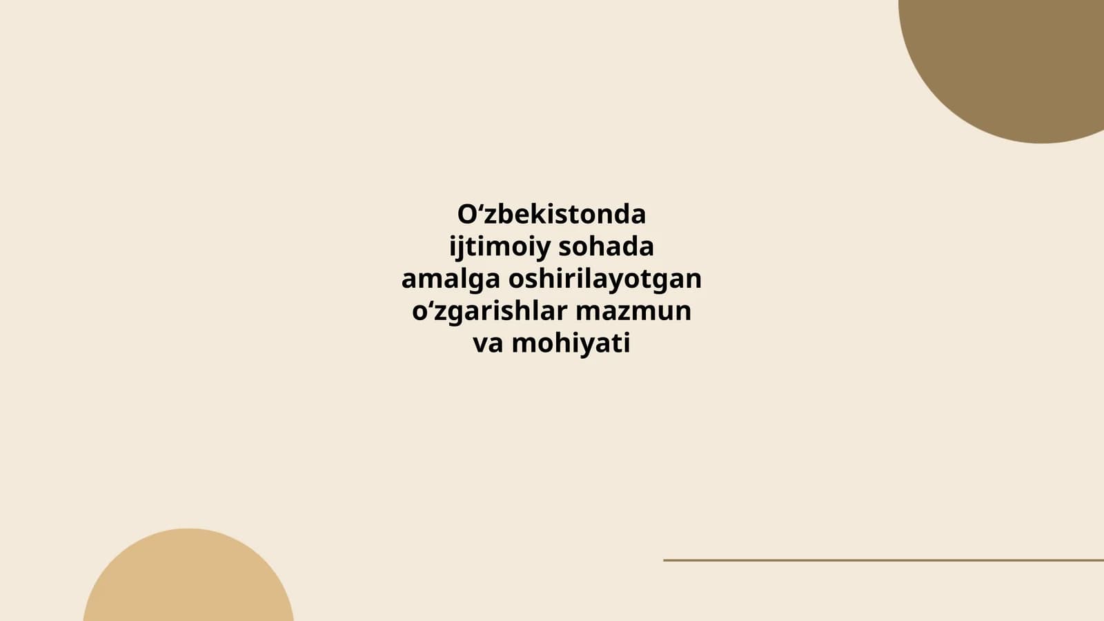 Ta'lim tizimidagi yangiliklar va islohotlar