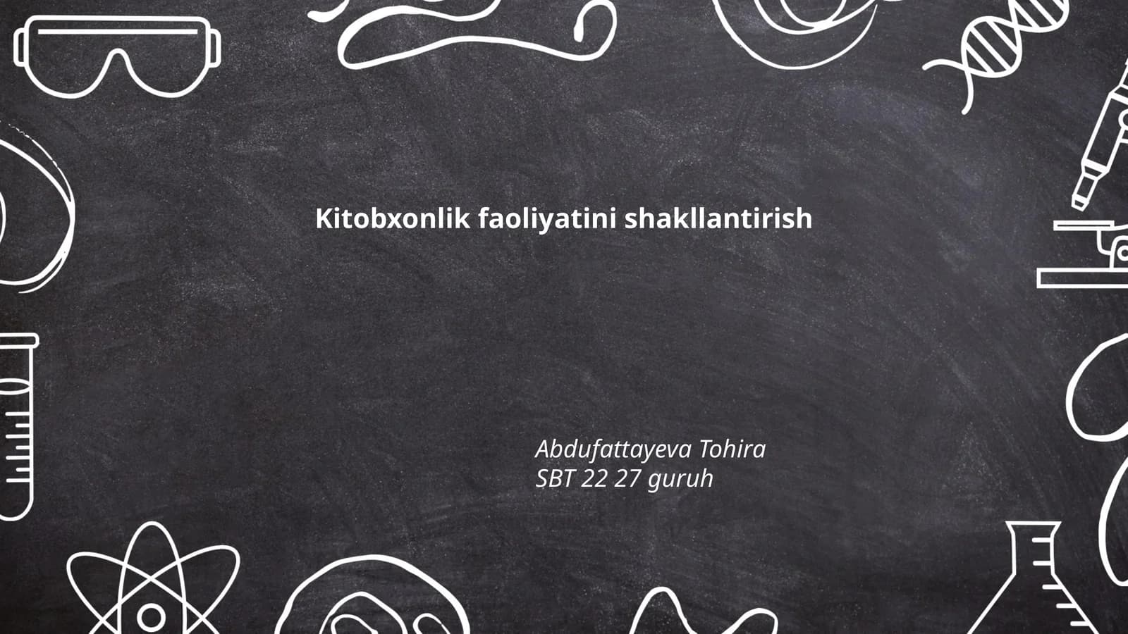 Kitobxonlik faoliyatini shakllantirish