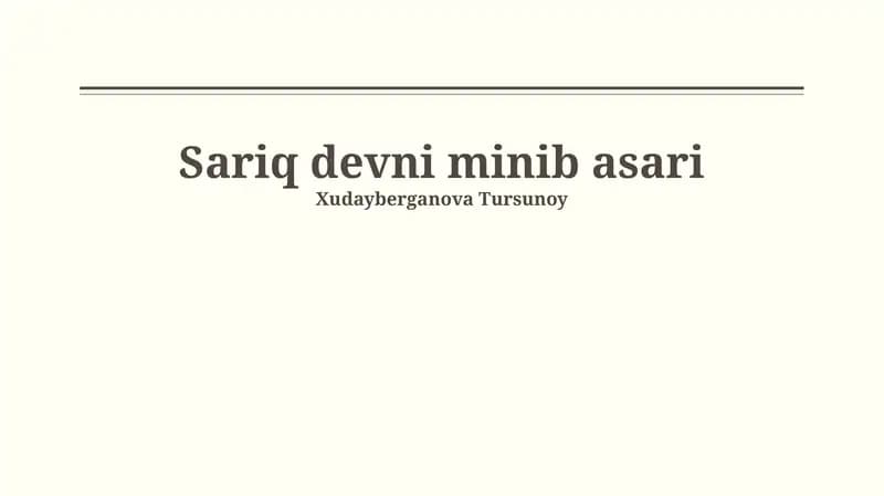 Minish Texnikasi va Xavfsizlik