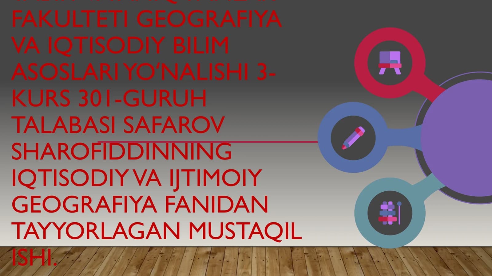 Iqtisodiy va ijtimoiy geografiya fanining shakllanishi