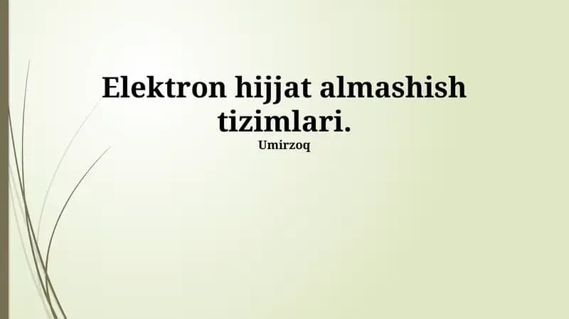 Elektron naqd pul almashinuvi tizimlari