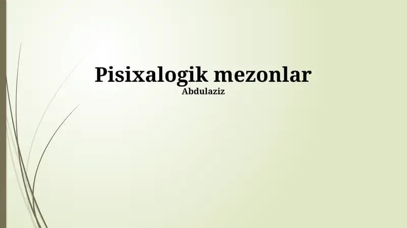 Pisixalogik mezonlar