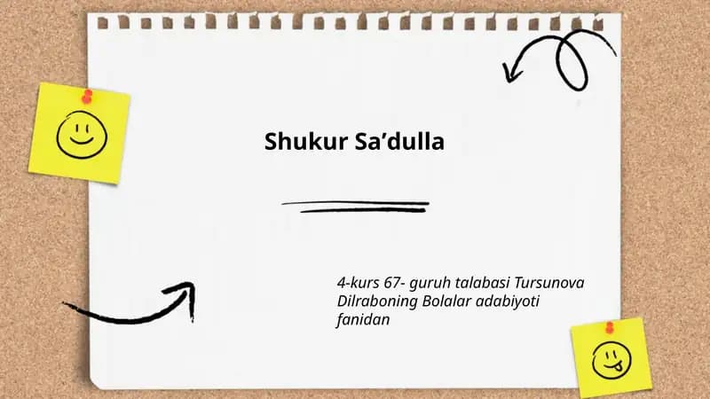 Shukur Saʼdulla