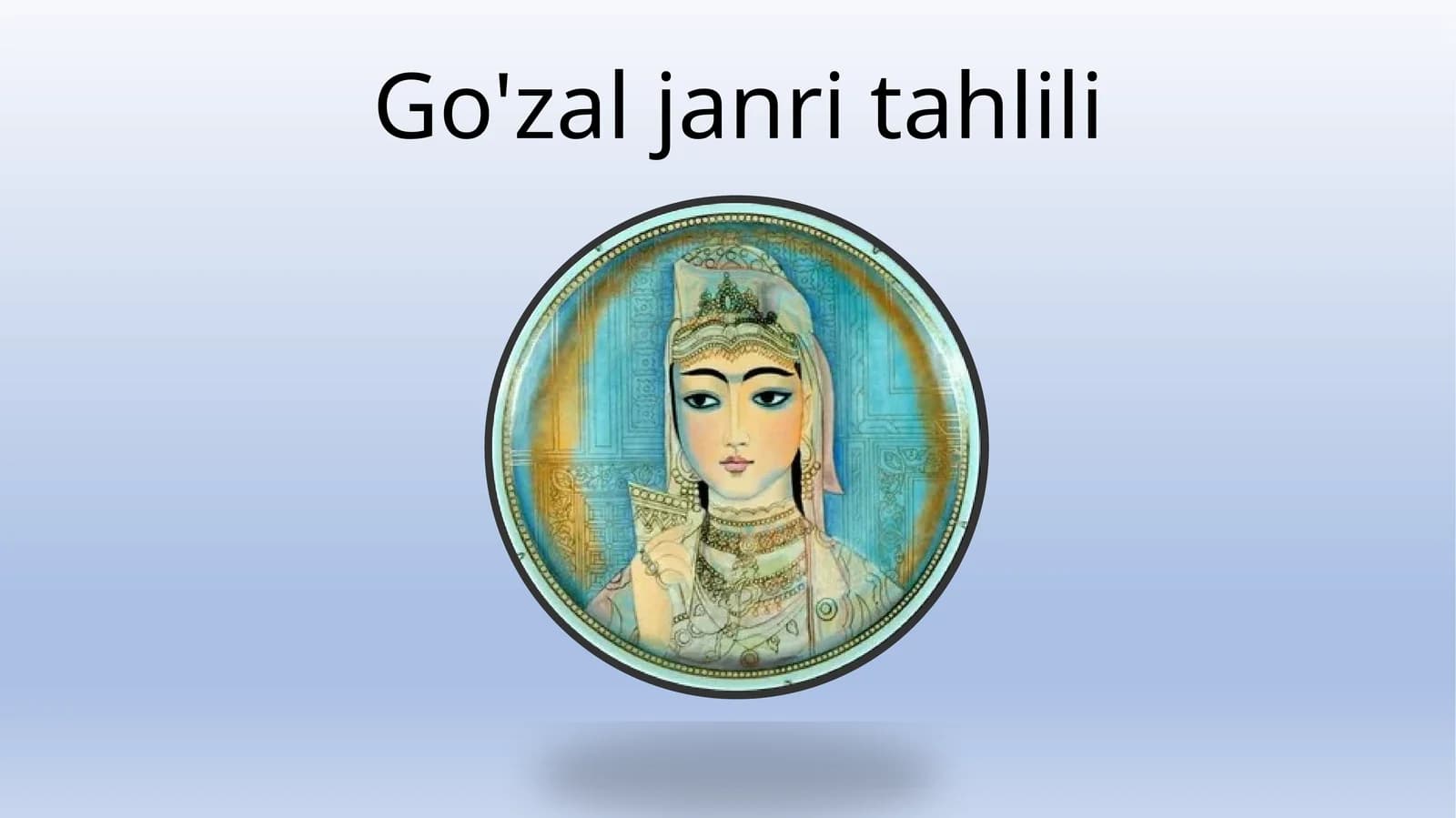 Go'zal janri tahlili