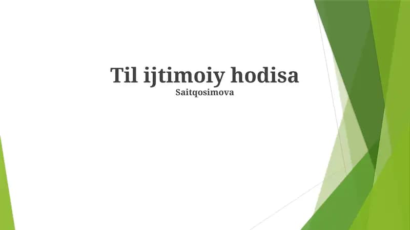 Til ijtimoiy hodisa