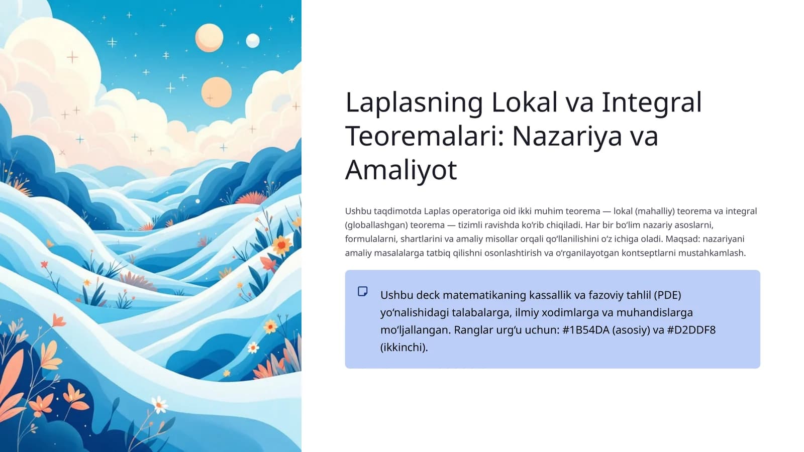 Laplasning Lokal va Integral Teoremalari: Nazariya va Amaliyot