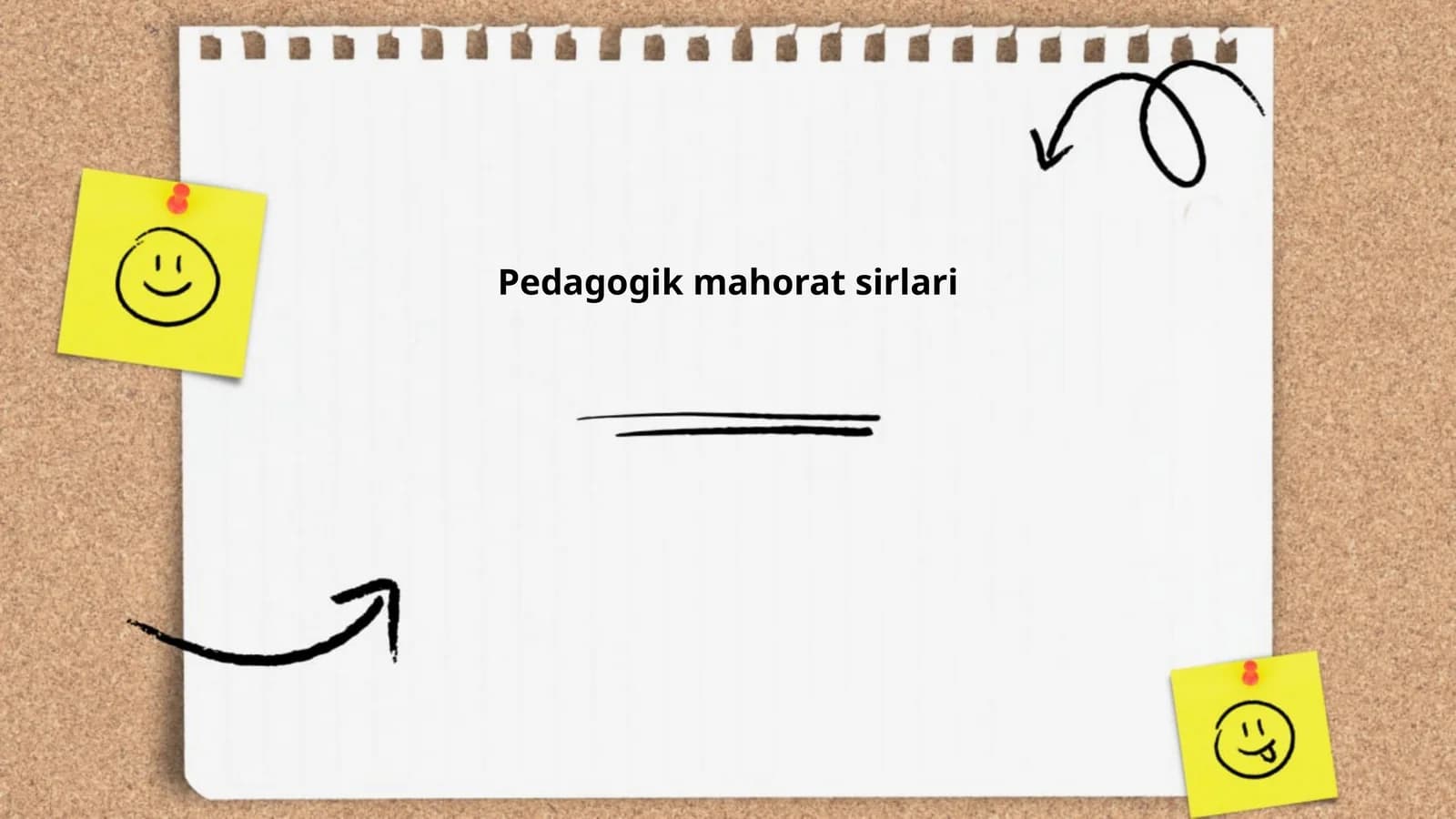 Pedagogik mahorat sirlari