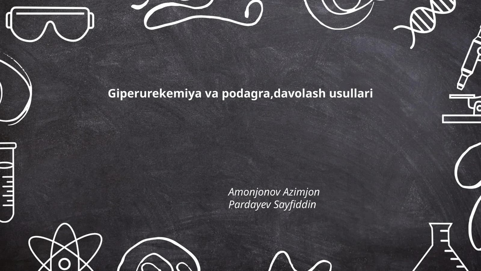 Giperurekemiya va podagra,davolash usullari