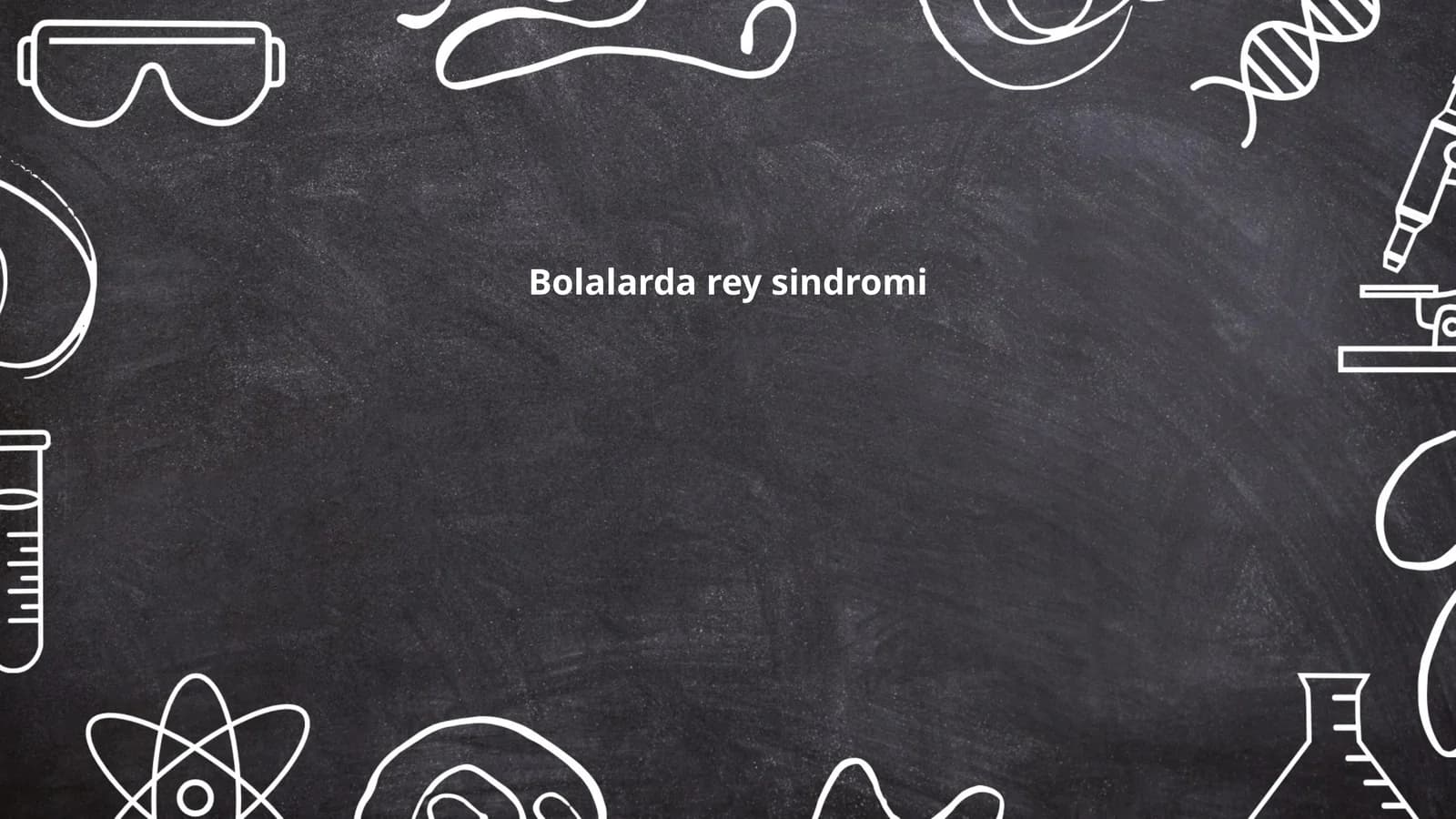 Bolalarda Rey sindromi