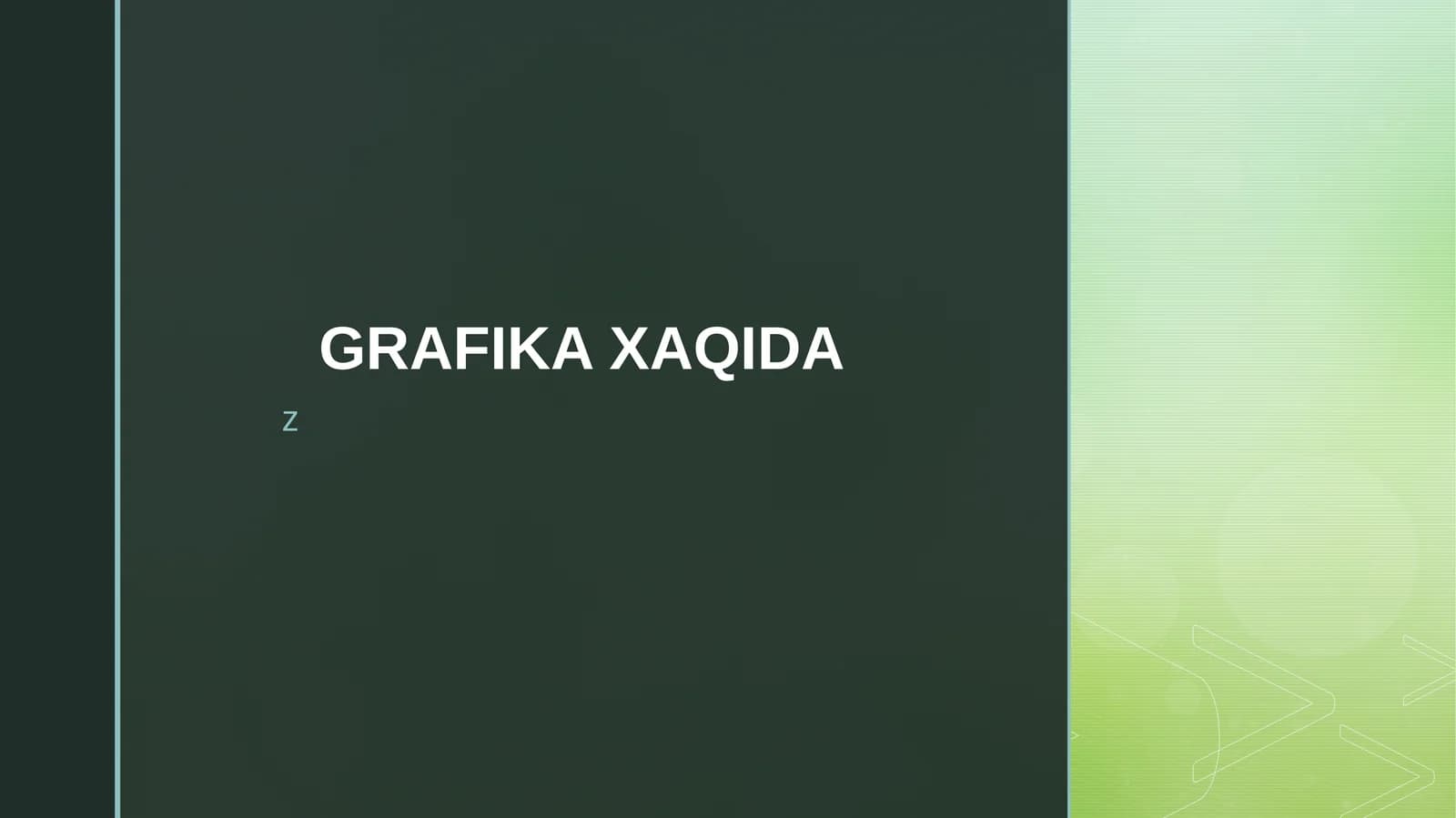 GRAFIKA XAQIDA