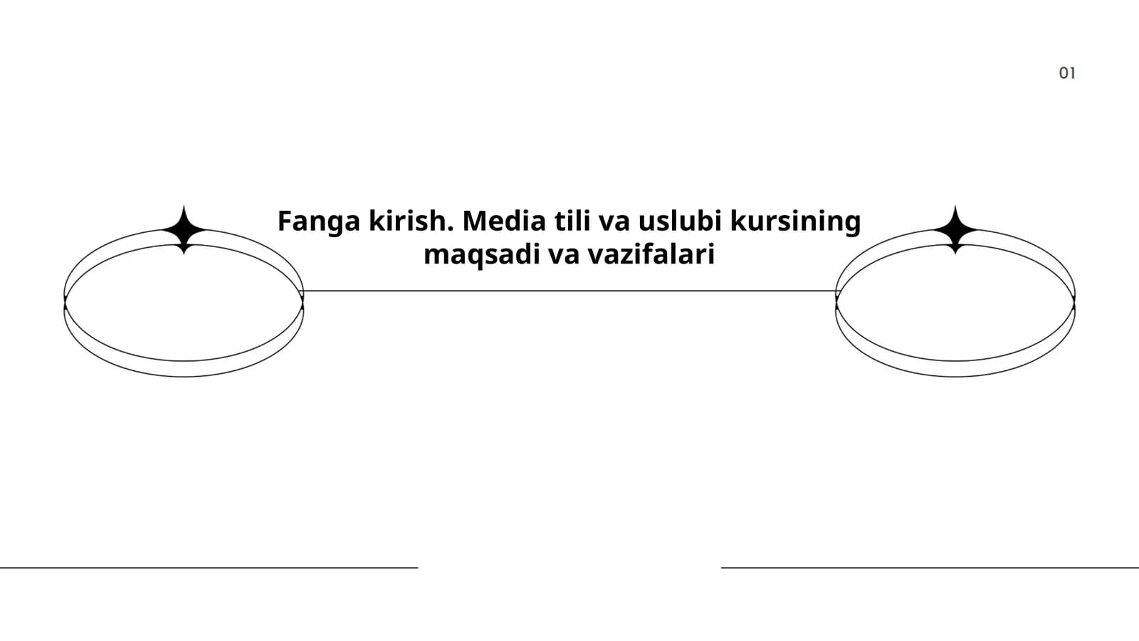 Fanga kirish. Media tili va uslubi kursining maqsadi va vazifalari