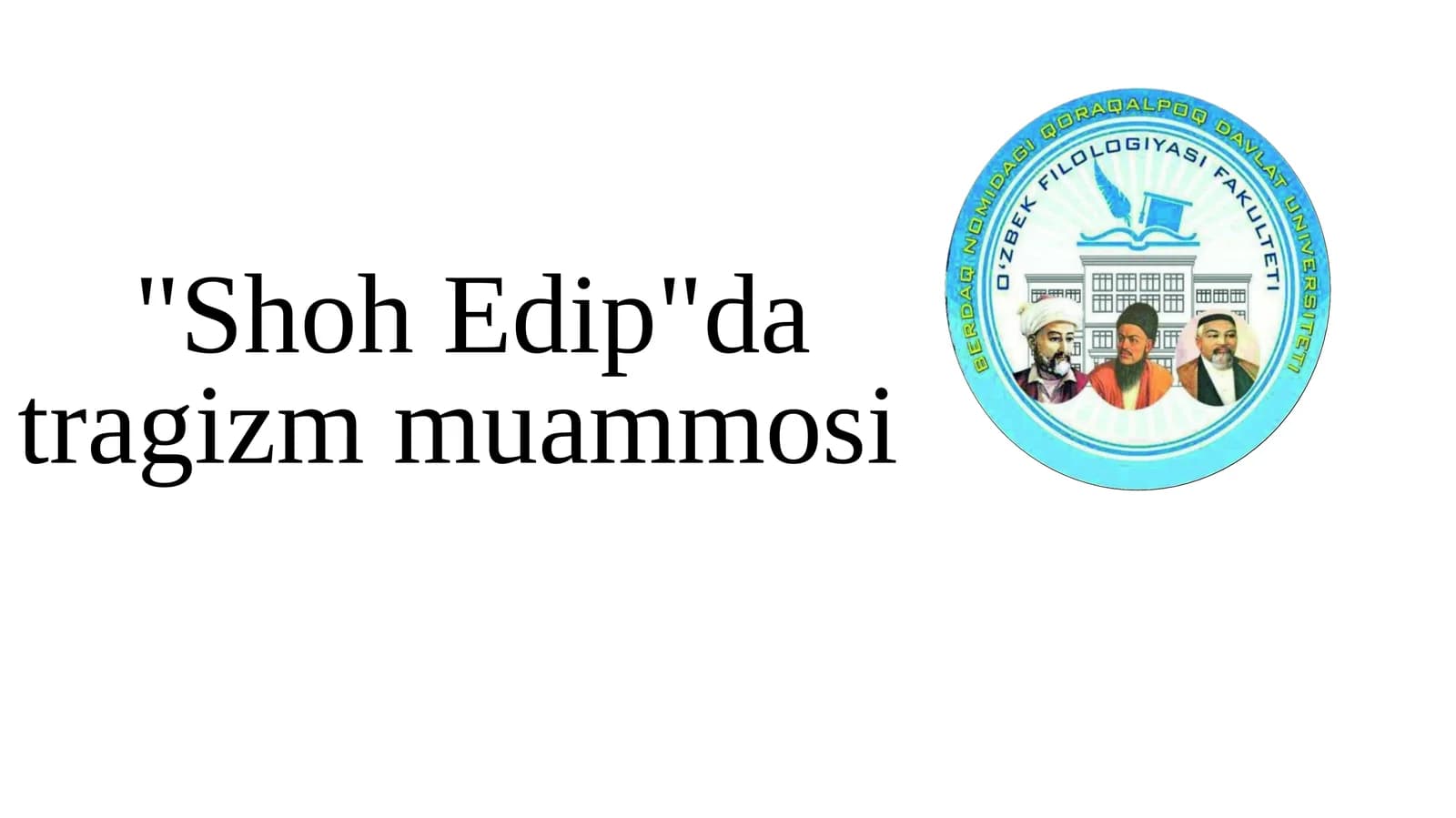 Sofokl_"Shoh Edip"da tragizm muammosi