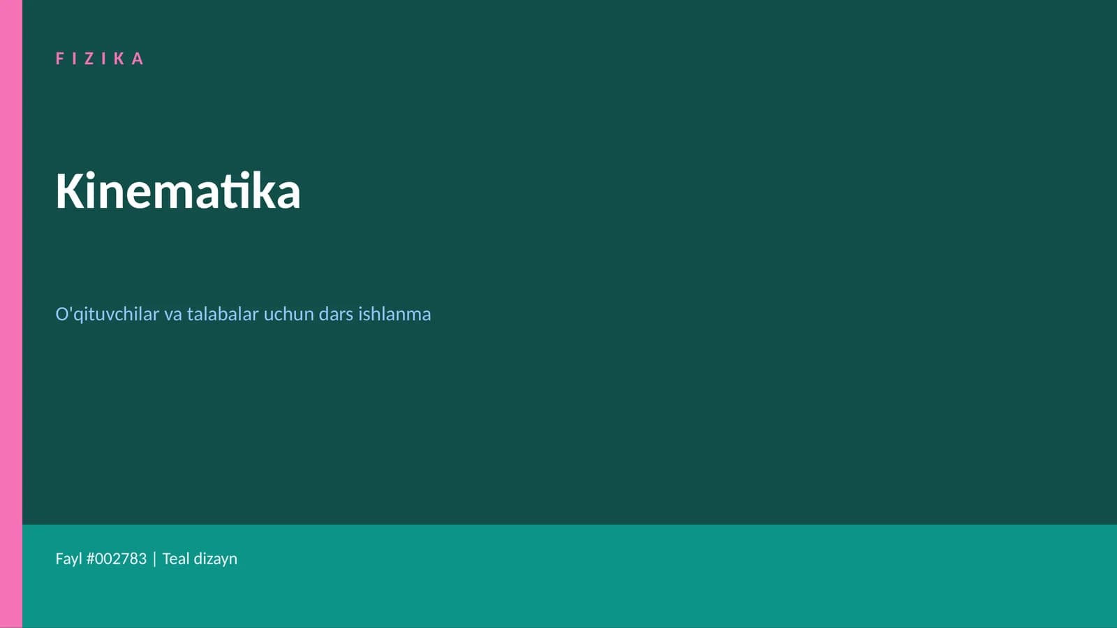 Kinematika