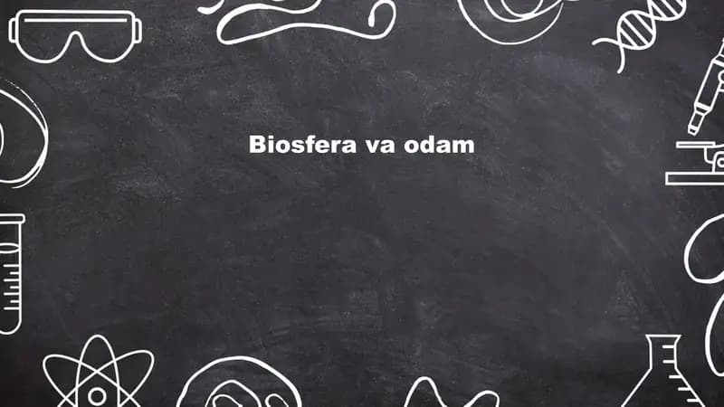 Biosfera va odam