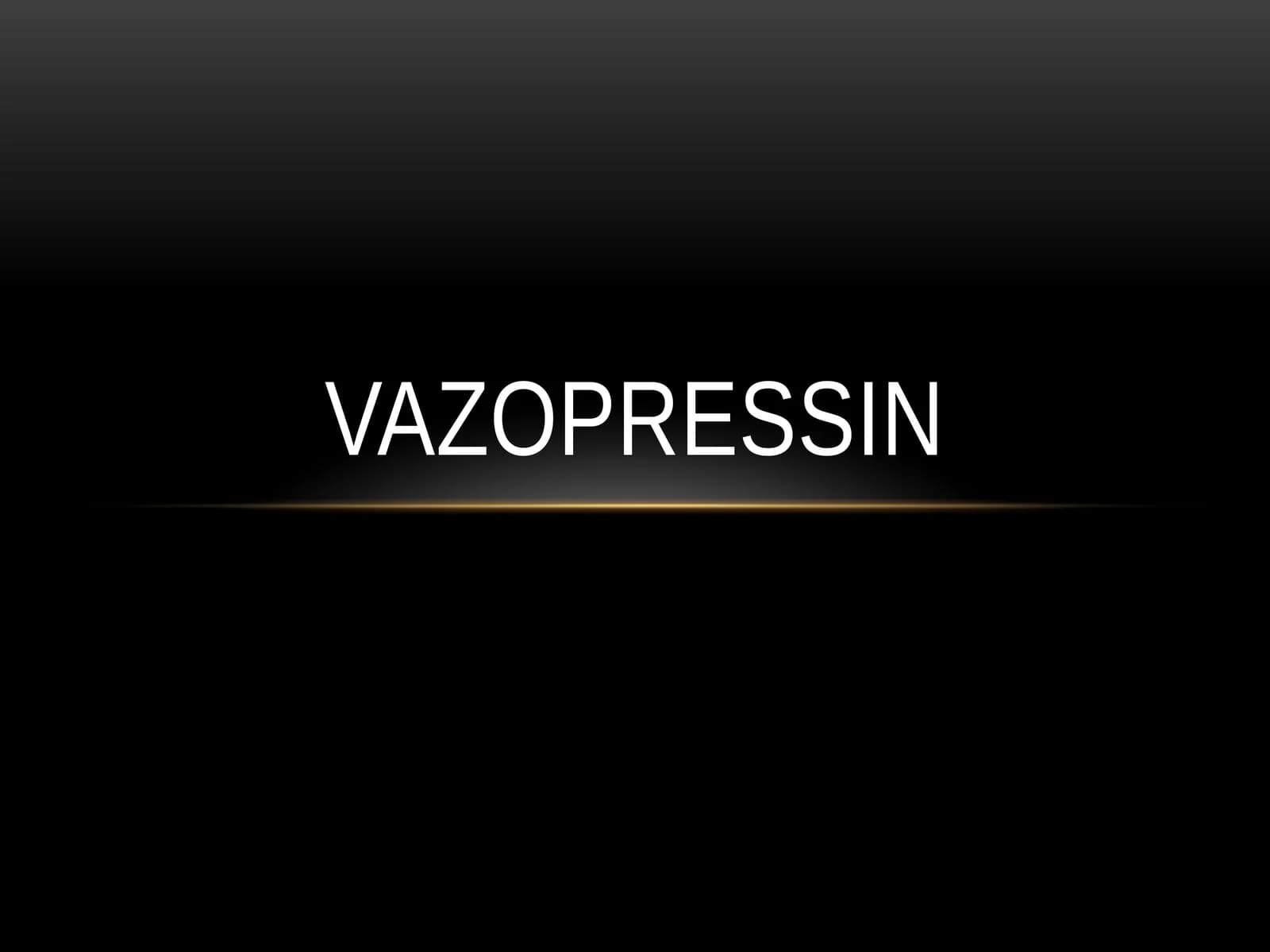 Vazopressin