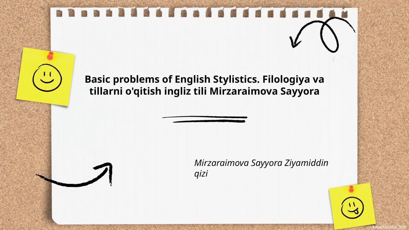 Basic problems of English Stylistics