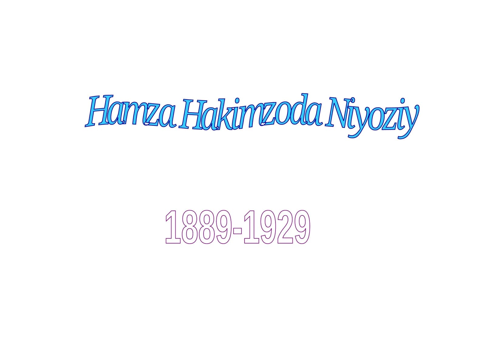 Hamza Hakimzoda Niyoziy