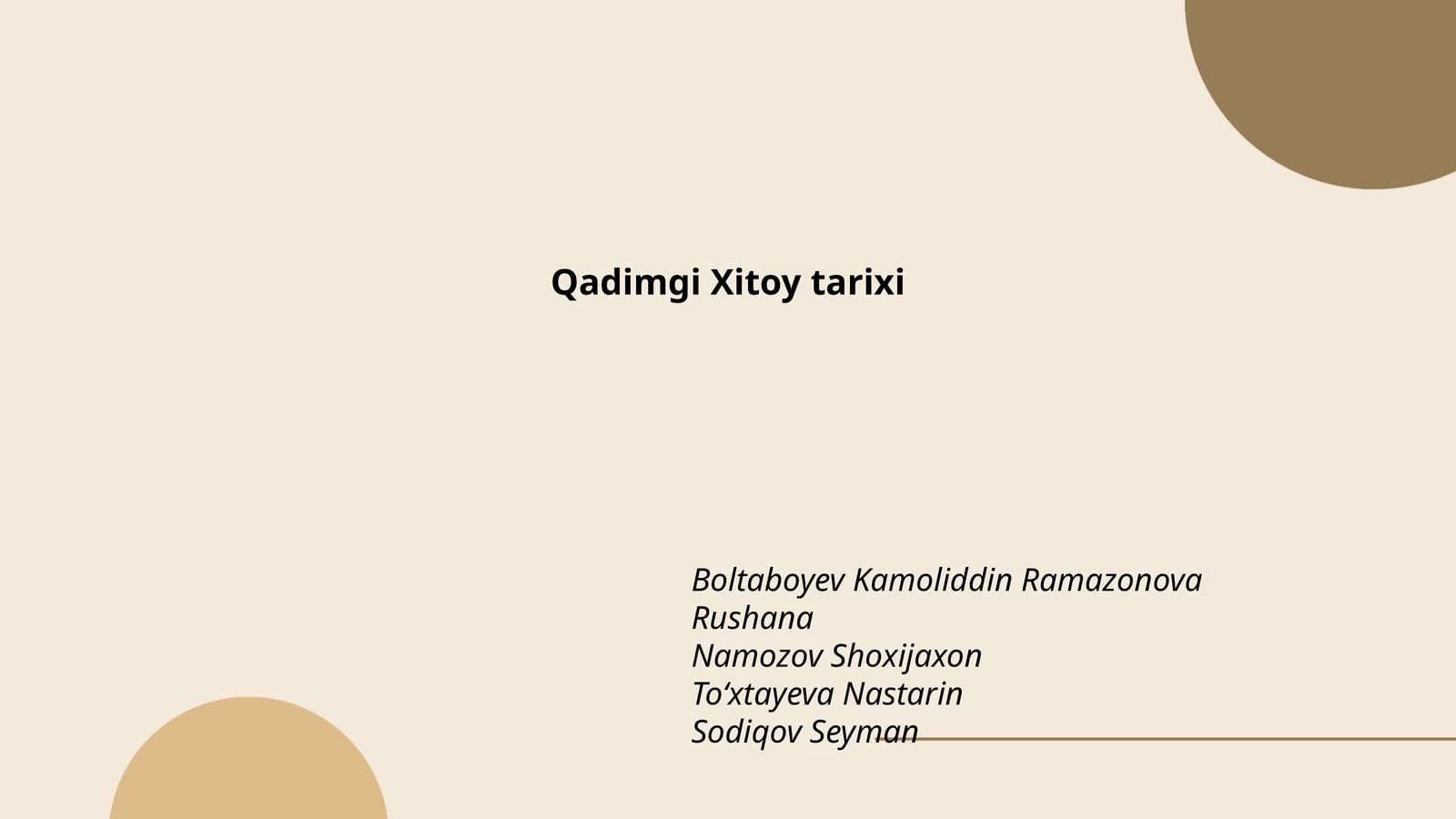 Qadimgi Xitoy tarixi