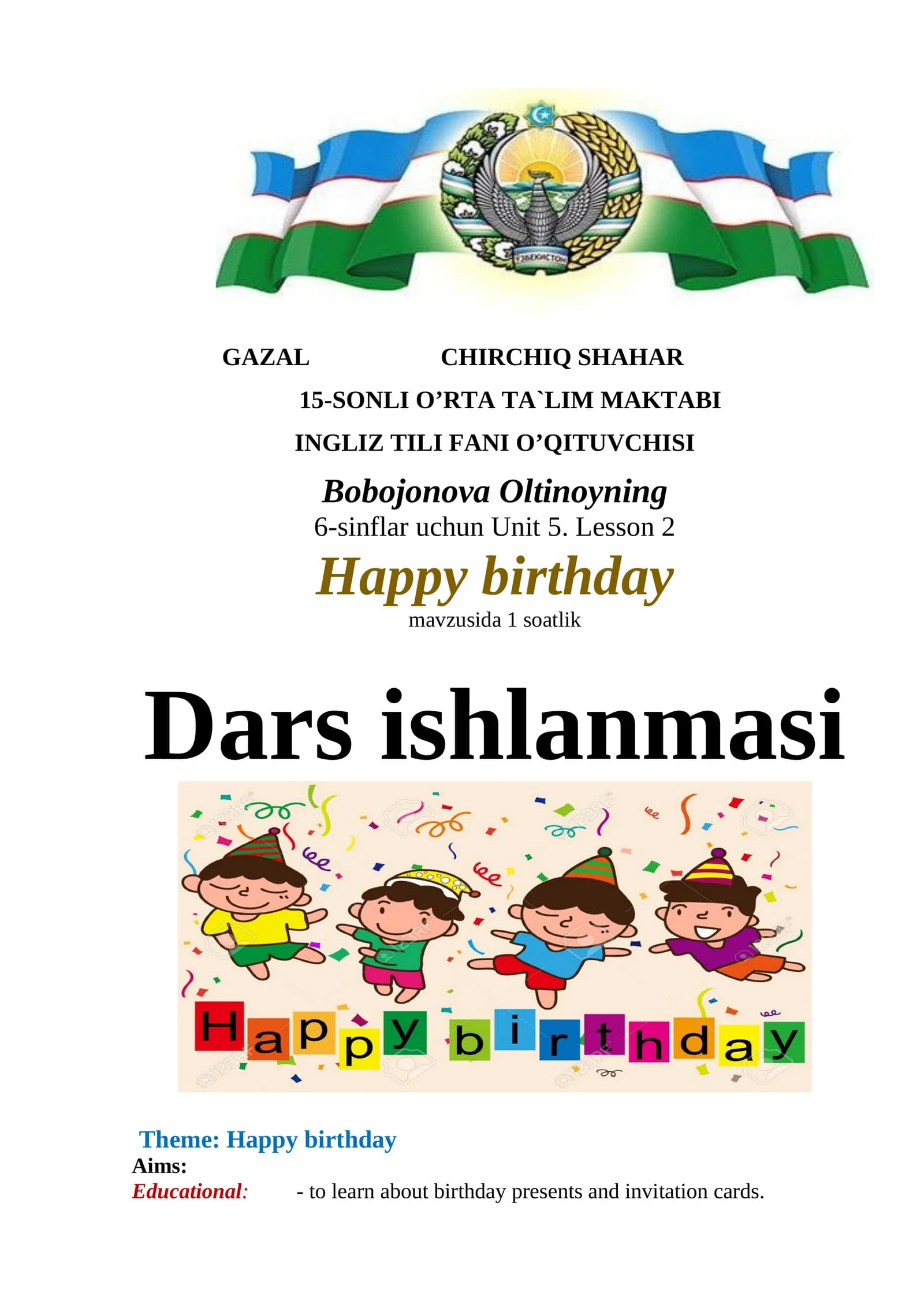 Happy birthday
