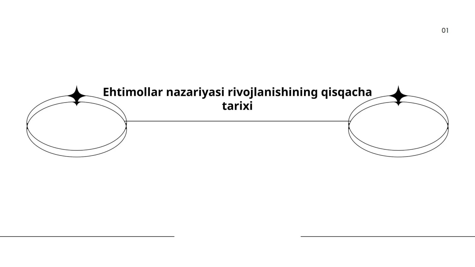 Ehtimollar nazariyasi rivojlanishining qisqacha tarixi