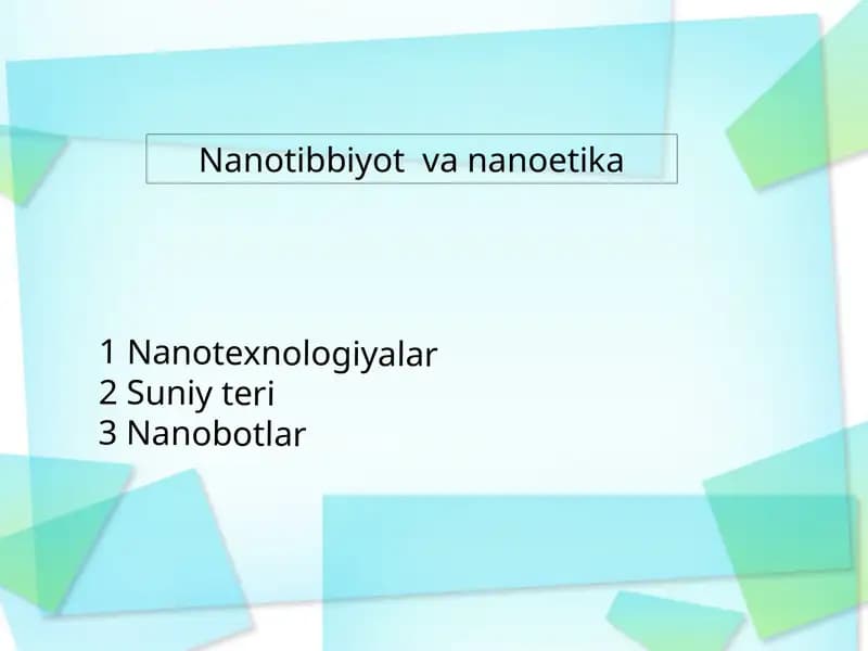 Nanotibbiyotvananoetika