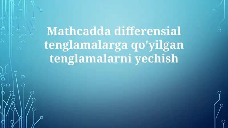 Ramziy Yechimlar