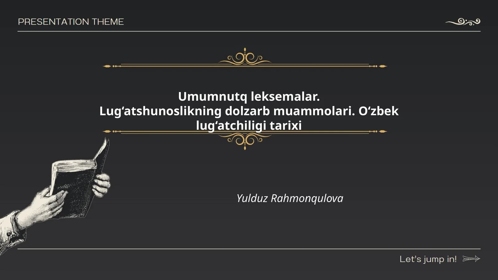 Umumnutq leksemalarning tasnifi va xususiyatlari