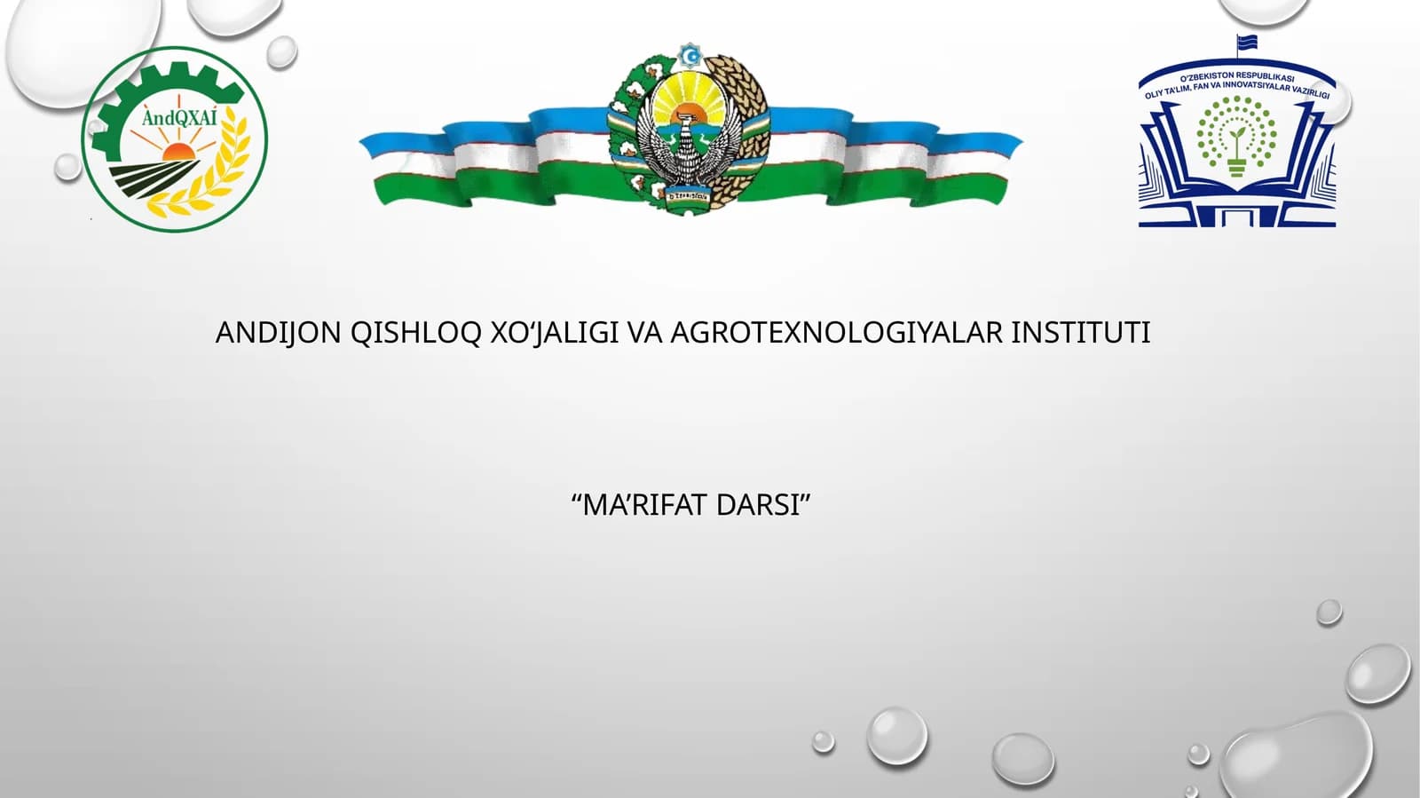 “MA’RIFAT DARSI”